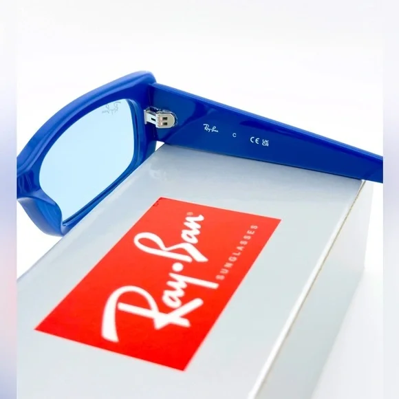 Ray-Ban Sunglasses RB4425 Teru Bio Based Polished Electric Blue Light blue Lens - Picture 11 of 14